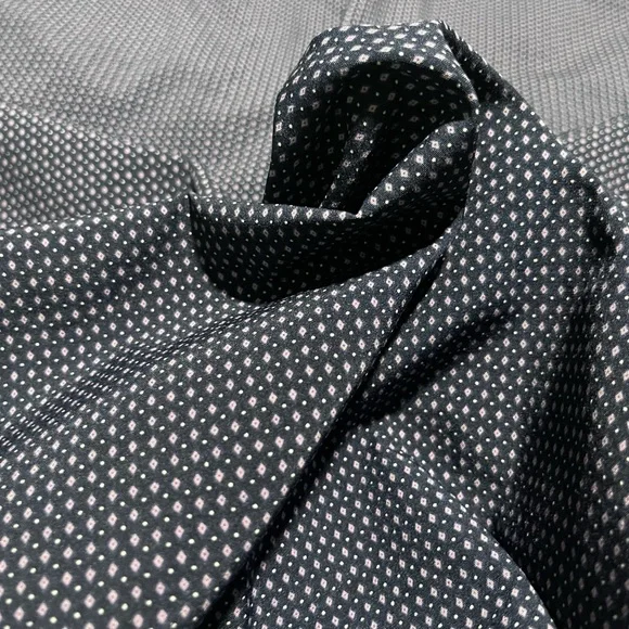 Men's Black Patterned Shirt - Picture 3 of 3